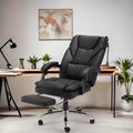 Fauteuil de bureau massant, noir