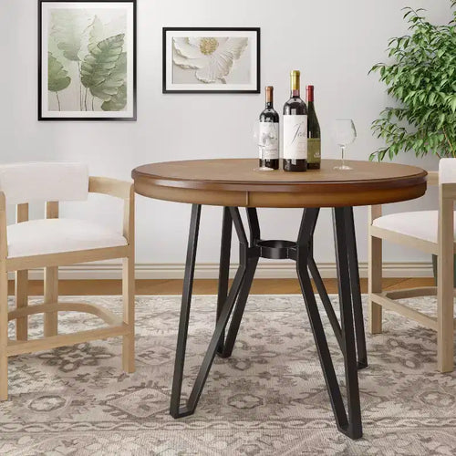 Table de comptoir 4 places 46,85 po avec pieds en épingle