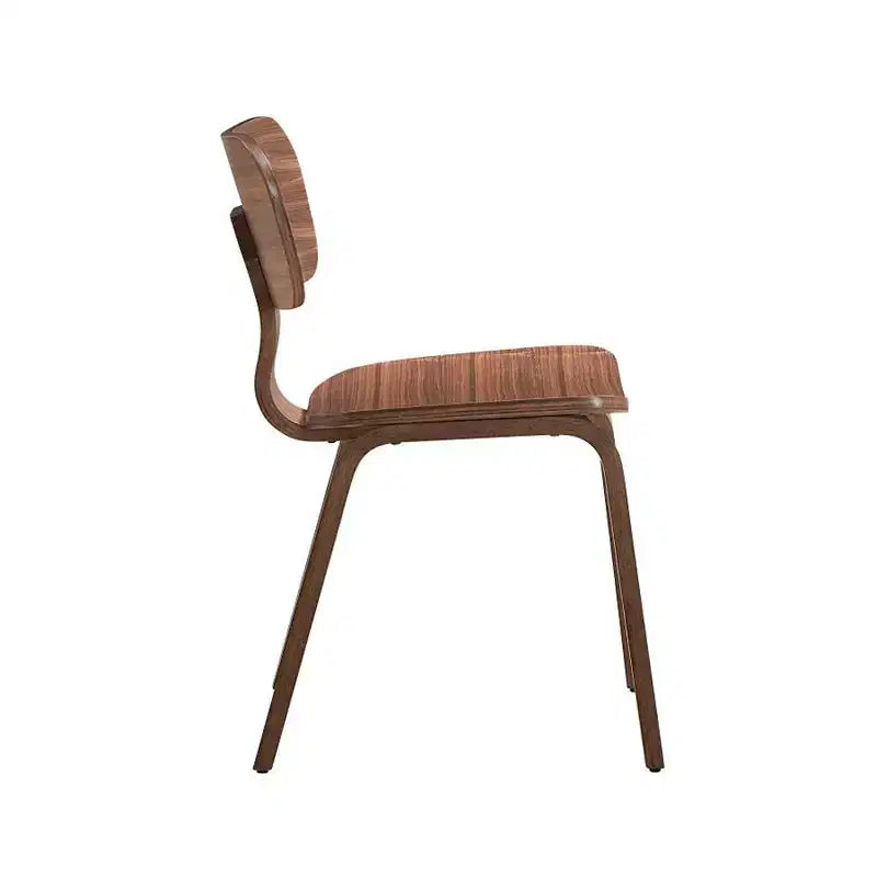 Chaises d'appoint en bois Simple Relax en noyer