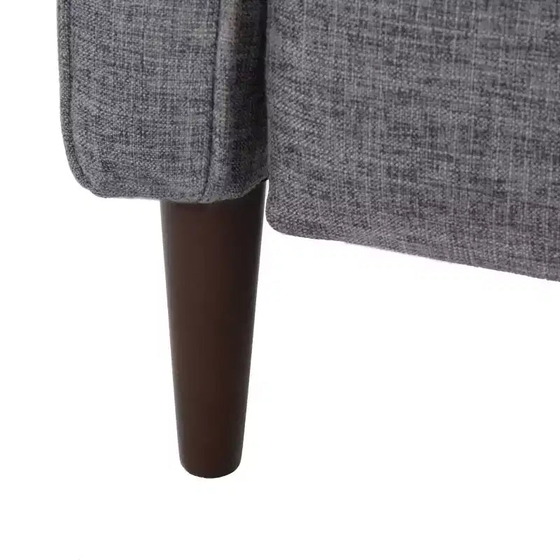 Fauteuils inclinables capitonnés Mid-Century Modern avec dossier poussoir