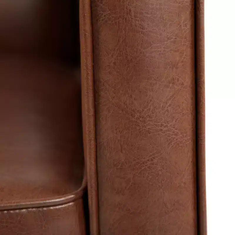 Fauteuils inclinables capitonnés Mid-Century Modern avec dossier poussoir