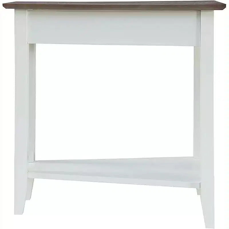 Table d'appoint ronde avec étagère inférieure, table d'appoint élégante avec pieds courbés, table d'appoint stylée pour le rangement du salon