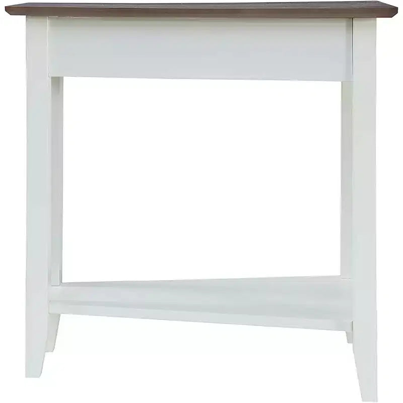 Table d'appoint ronde avec étagère inférieure, table d'appoint élégante avec pieds courbés, table d'appoint stylée pour le rangement du salon