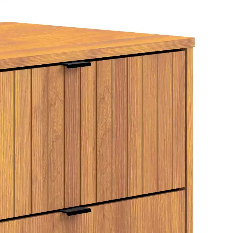 Commode 6 tiroirs- Noyer ambré