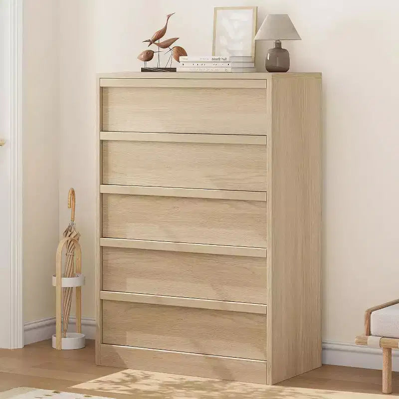Commode de chambre, chiffonnier moderne avec grand rangement, meuble de rangement en bois pour salon, chambre d'enfant, entrée