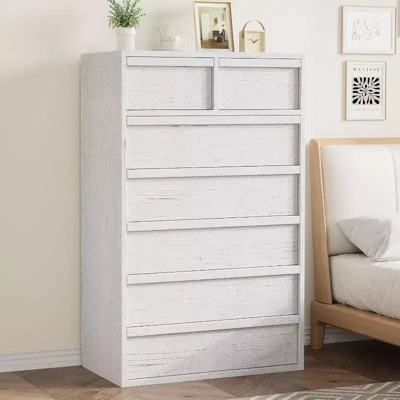 Commode de chambre, chiffonnier moderne avec grand rangement, meuble de rangement en bois pour salon, chambre d'enfant, entrée