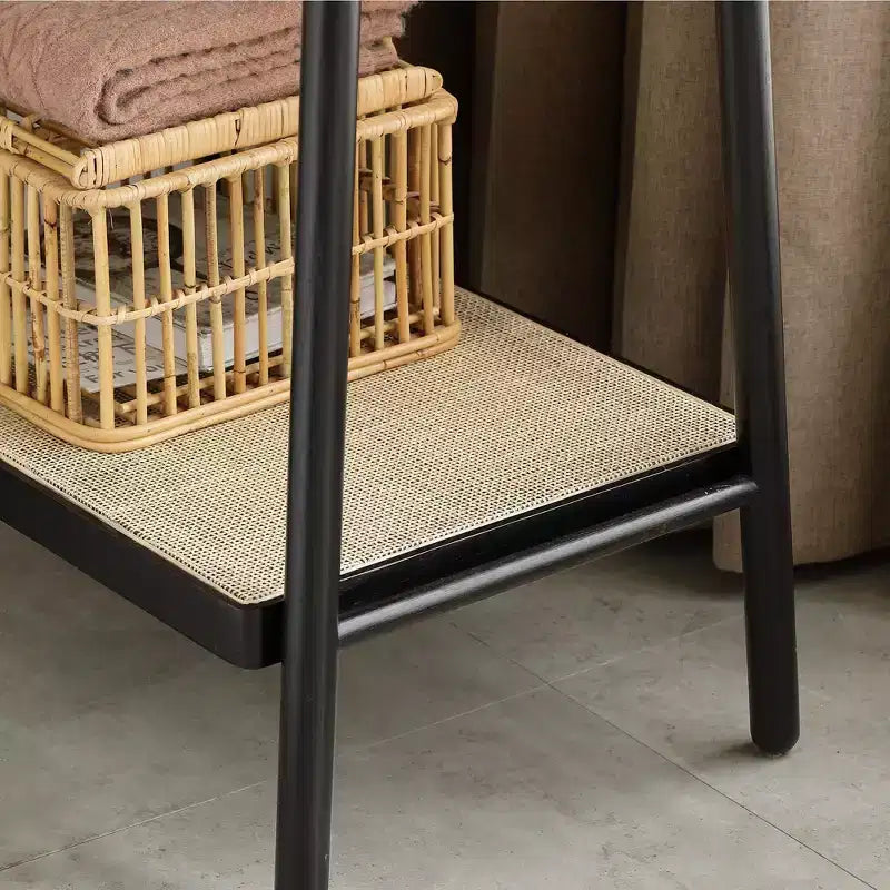 Porte-vêtements en bois pour hommes et femmes, Portant à vêtements avec tiroir, cintre, plateau de rangement, barre à cravates, étagère à chaussures, Valet de chambre pour chambre à coucher, bureau, entrée