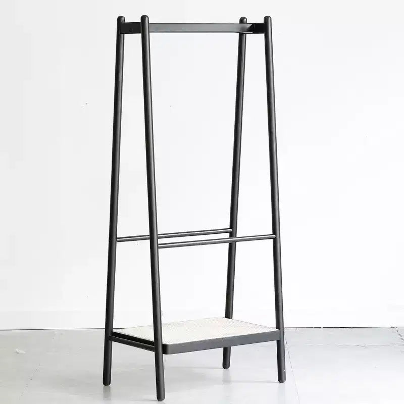 Porte-vêtements en bois pour hommes et femmes, Portant à vêtements avec tiroir, cintre, plateau de rangement, barre à cravates, étagère à chaussures, Valet de chambre pour chambre à coucher, bureau, entrée