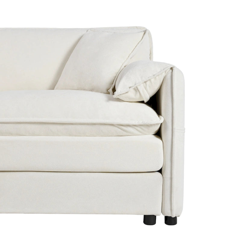 2-Pieces Chenille Accent Sofa Chair Set of 2 with Oversized Armchairs and 29.92 Deep Seats (800lb Capacity)