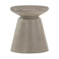 Umbre Concrete End Accent Stool Table Gray - Armen Living