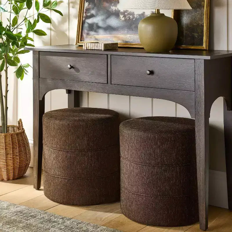 Pouf rond - conçu avec