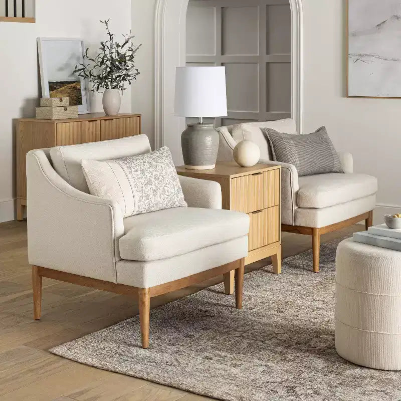 Pouf rond - conçu avec