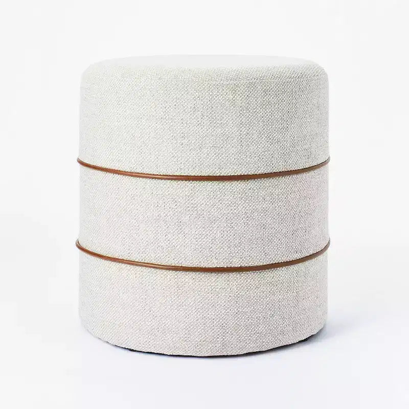 Pouf rond - conçu avec