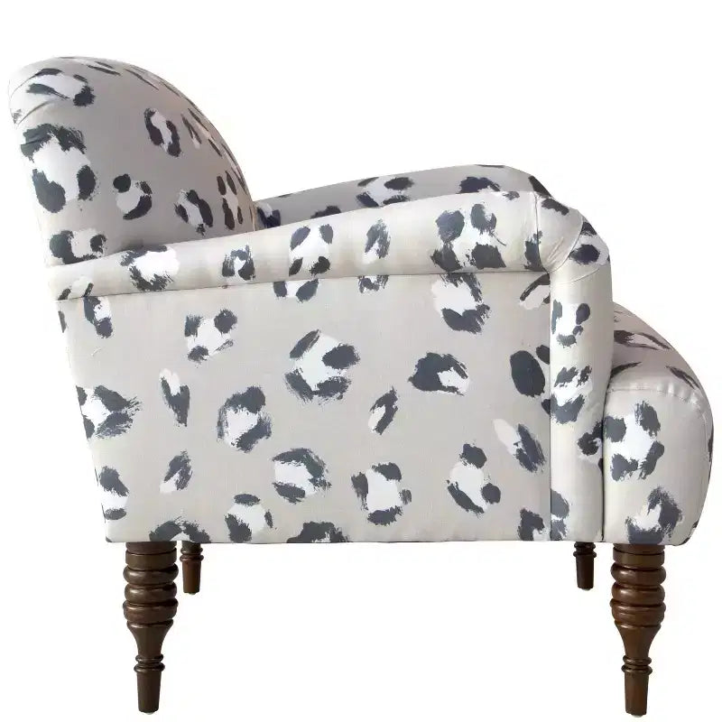 Fauteuil d'appoint à motifs