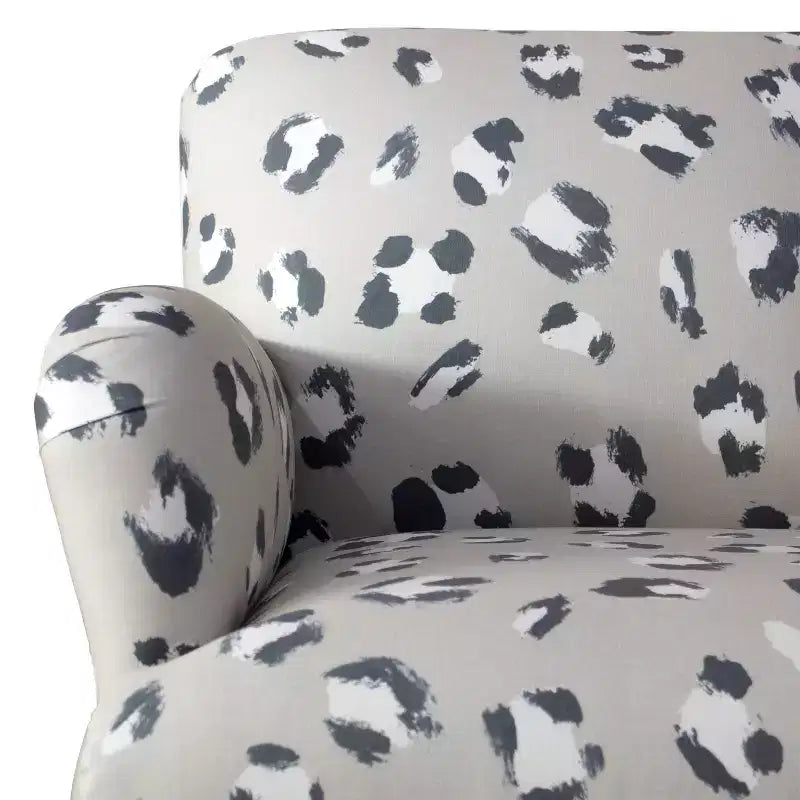 Fauteuil d'appoint à motifs