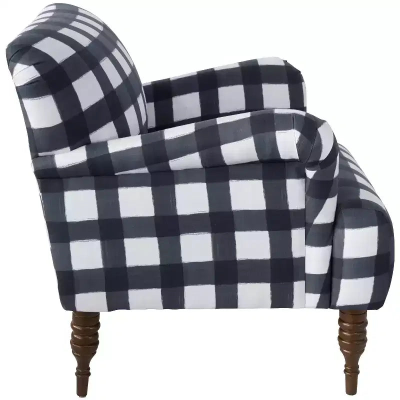 Fauteuil d'appoint à motifs