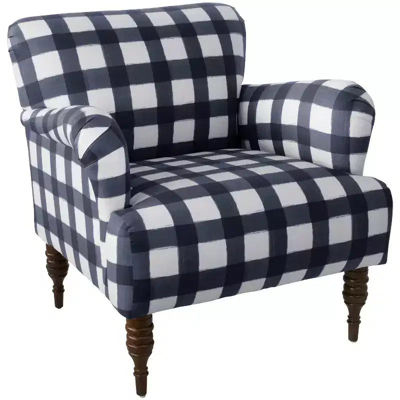 Fauteuil d'appoint à motifs