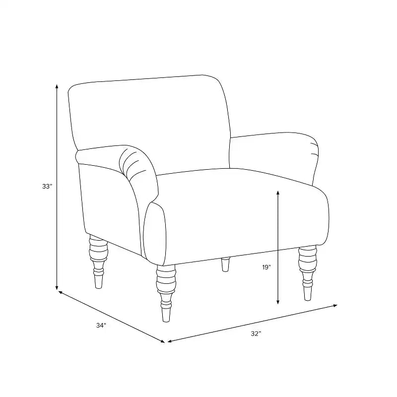 Fauteuil d'appoint à motifs