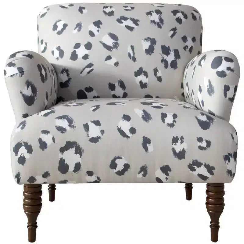Fauteuil d'appoint à motifs