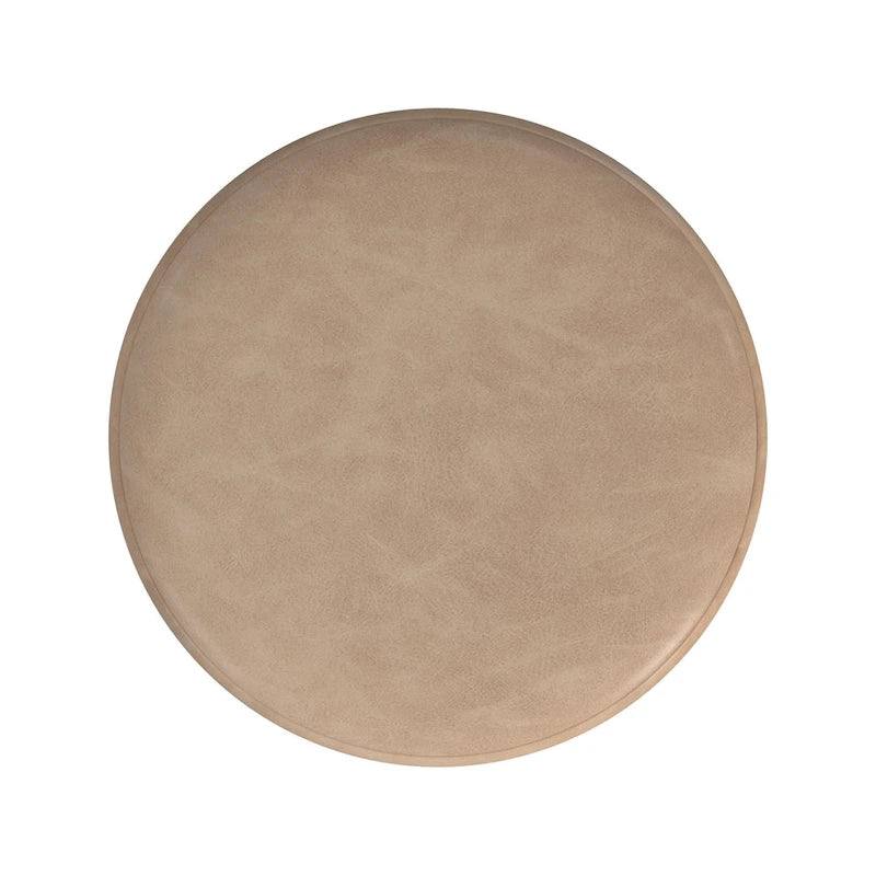 HomePop Upholstered Round Ottoman